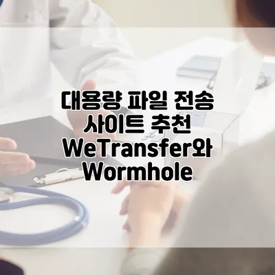 대용량 파일 전송 사이트 추천: WeTransfer와 Wormhole