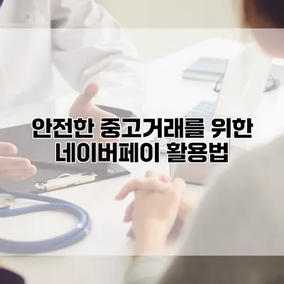 안전한 중고거래를 위한 네이버페이 활용법