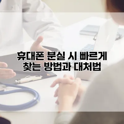 휴대폰 분실 시 빠르게 찾는 방법과 대처법